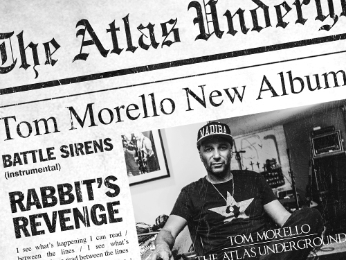 In The Box––”Battle Sirens” Tom Morello – Music Connection Magazine